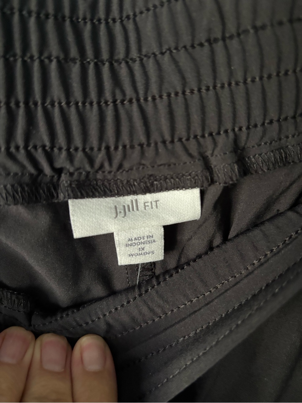 J.Jill Fit On-The-Go Black Pull On Ankle Pants 1X NWT Travel - Picture 11 of 14